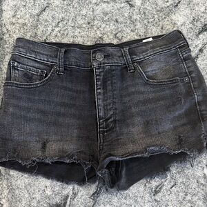 Women's Lucky Brand Black Denim Shorts Size 6